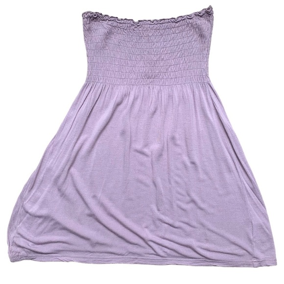 Aritzia Community Tube Top Strapless smocked bodice y2k 2000s Purple Size XXS - Picture 3 of 16